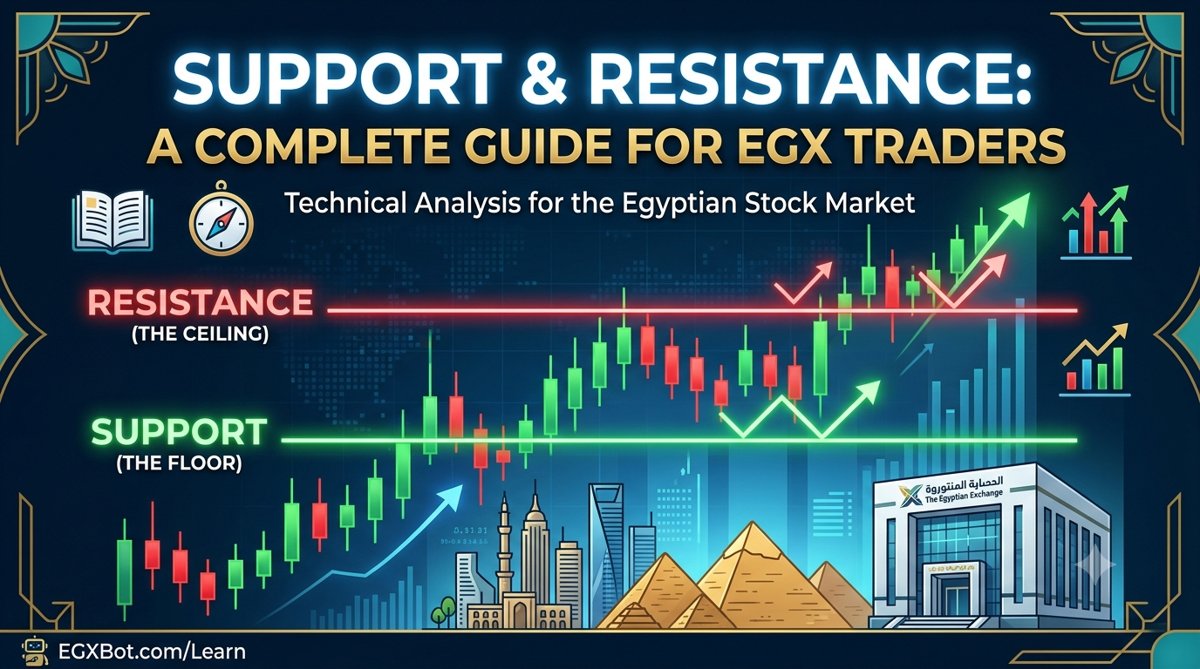 الدعم والمقاومة: أهم مفهوم في التحليل الفني بالبورصة المصرية